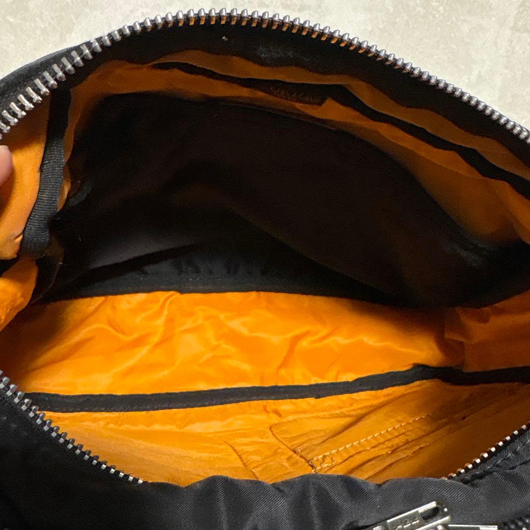 ポーター　タンカー　ショルダーバッグ　二層　ブラック