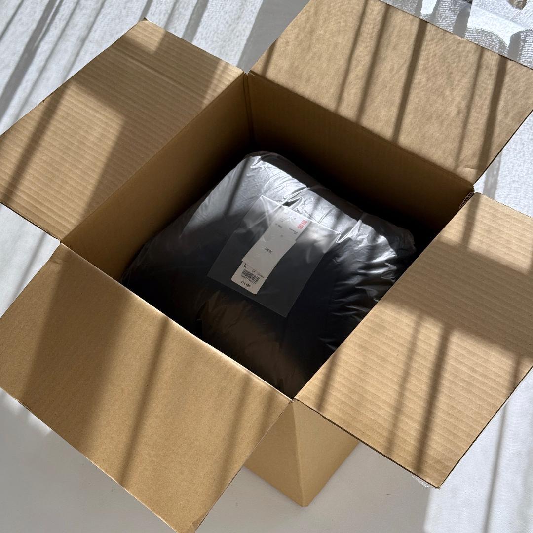 UNIQLO ❤️ ユニクロ シームレスダウンパーカ 黒 サイズ L 美品