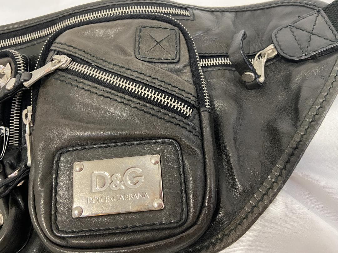 D&G ブラック ボディバッグ・ウエストポーチ