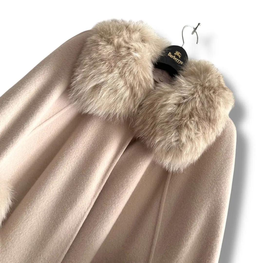 極美品★グレースクラス★8way★リバーシブル★フォックスポンチョ