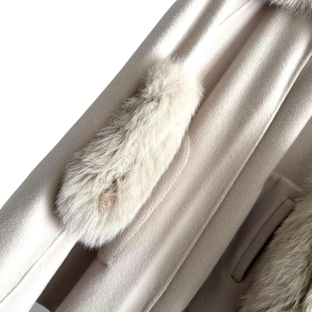 極美品★グレースクラス★8way★リバーシブル★フォックスポンチョ