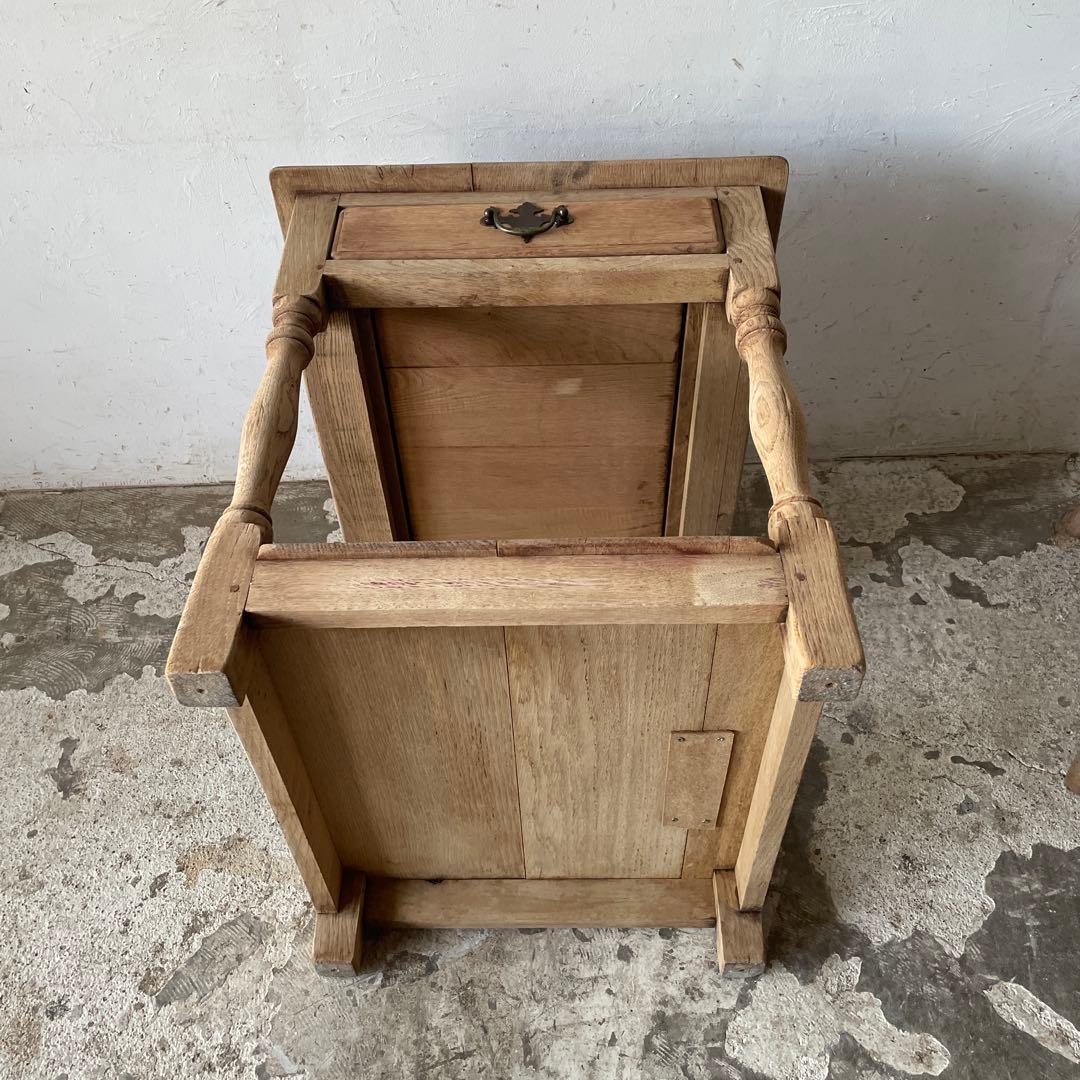 ビンテージ ドロワーサイドテーブル ドロワーベッドサイドテーブル 剥離