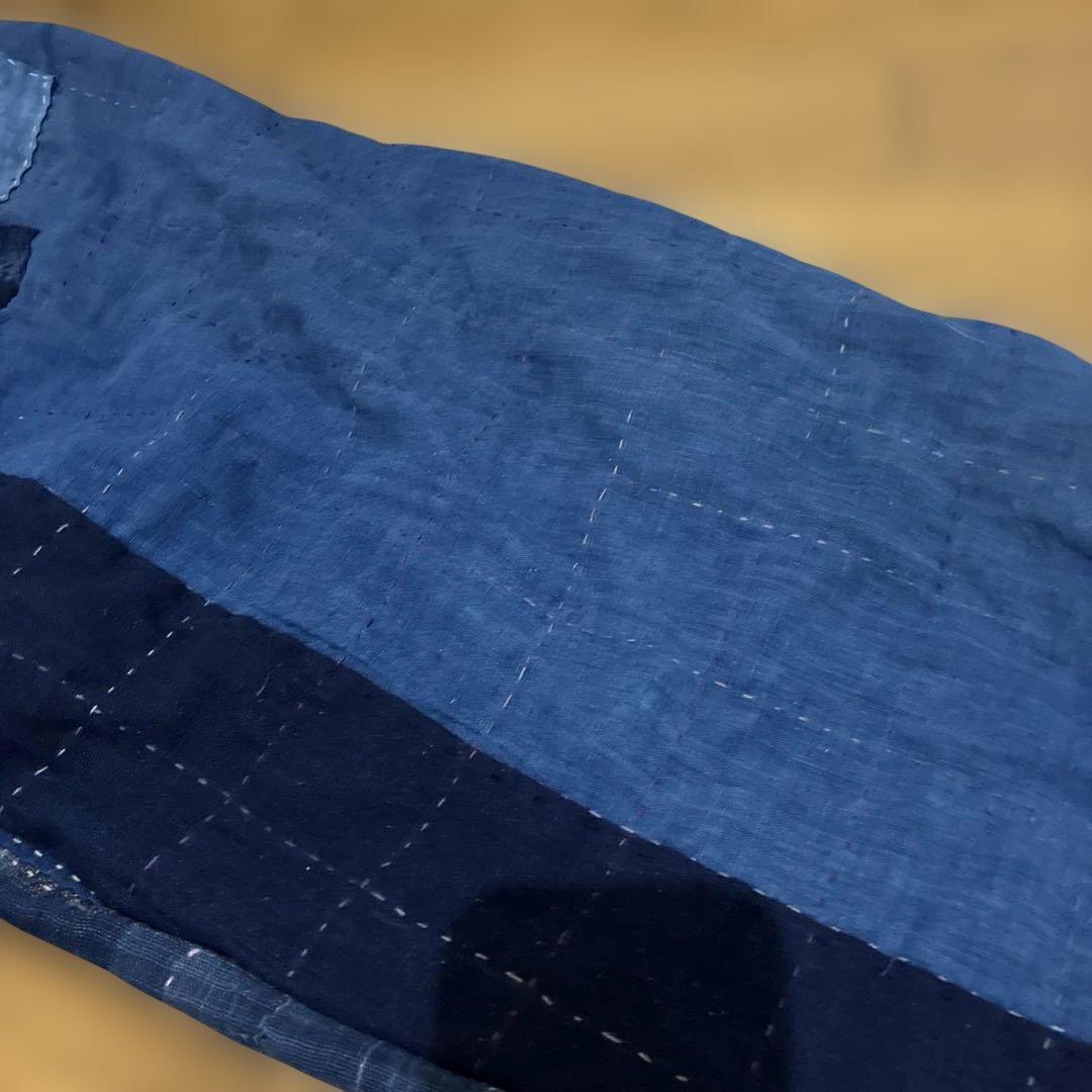 古布　秋待ち　貼り貼り、ちくちく、襤褸バルーンパンツ