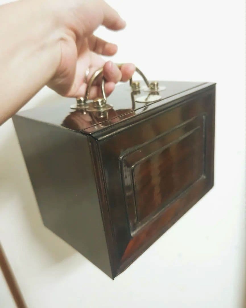 アンティーク 麻雀牌 木箱 レトロ 天然素材 竹牌