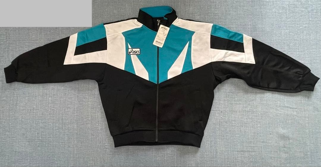 ビンテージ　レトロ　アシックス　ジャージ　上下セット　XOサイズ