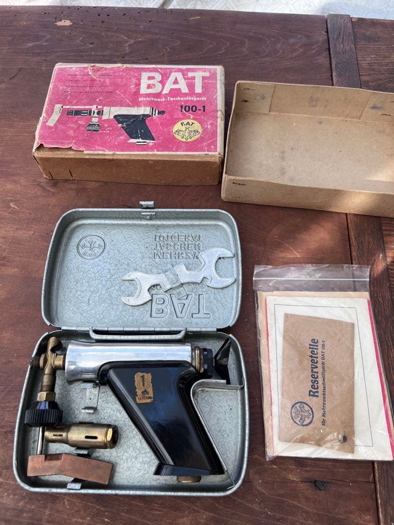 とても珍しいハンドガン型のドイツ製バーナーBAT。