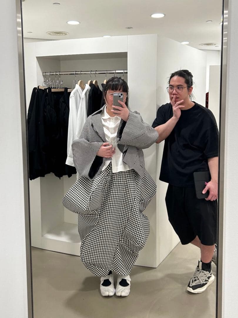 2025AW コムデギャルソン　今期　変形スカート