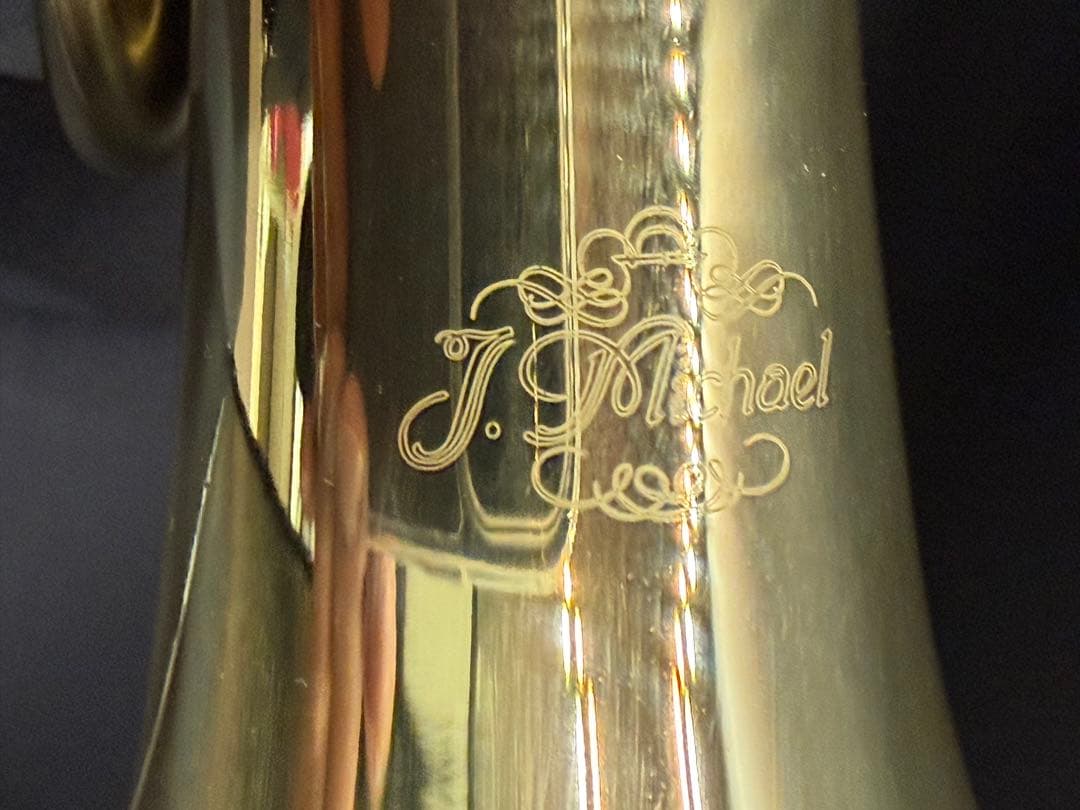 【値下げ】J. Michael 信号ラッパ　ゴールド 赤タッセル