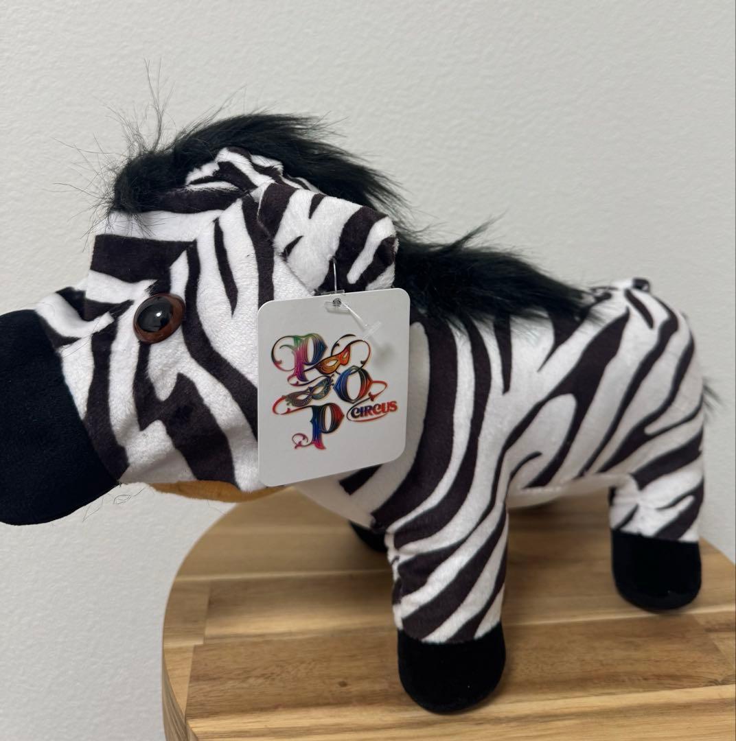 限定 ポップサーカス POP circus しまうまぬいぐるみ - メルカリ