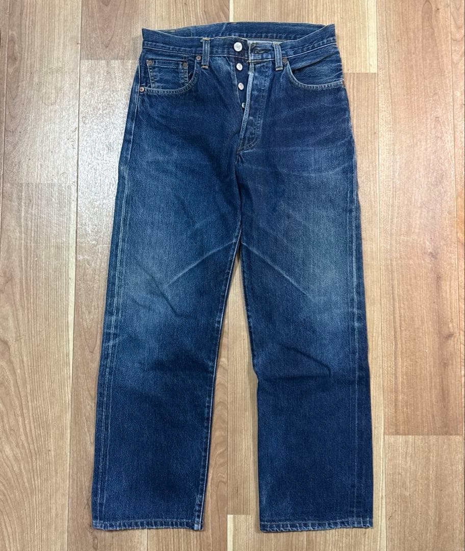 美品 リーバイス 501xx バレンシア製 555製造 赤耳 ビッグE 98年製