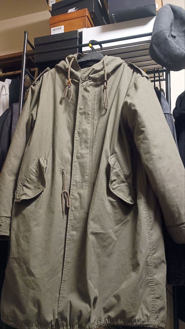 HOUSTON/ヒューストン オーバーサイズ M-51パーカー モッズコート