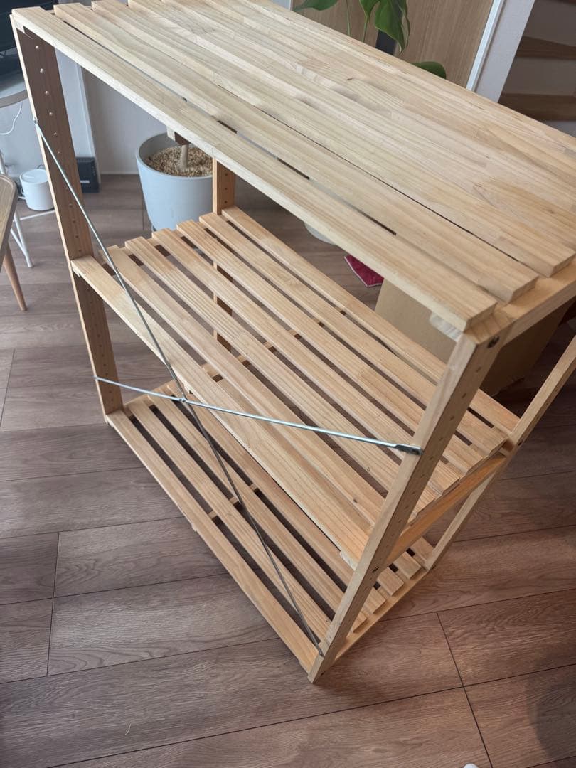 無印良品 パイン材 ユニットシェルフ