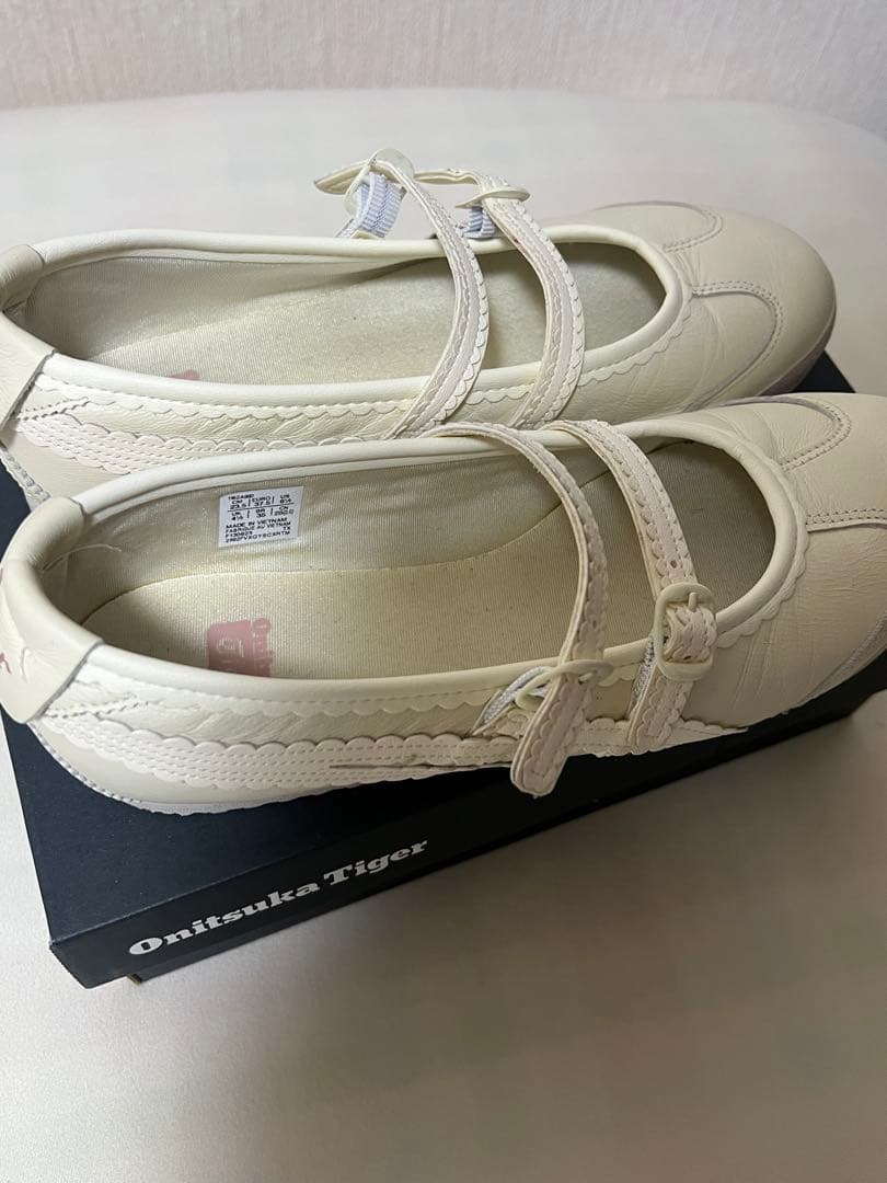 Onitsuka Tiger ホワイト バレエシューズ　23.5