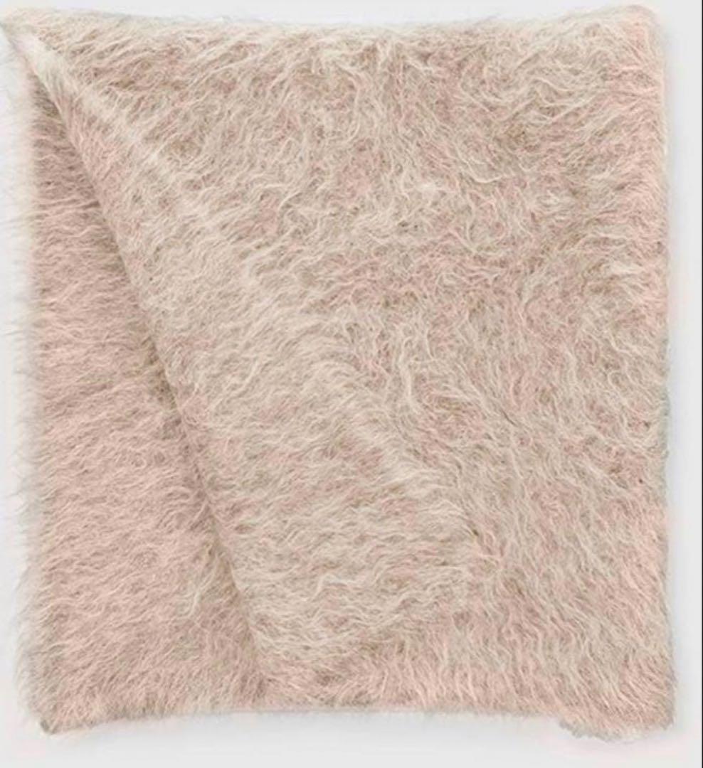 anuans アニュアンス スーリーアルパカ ニットマフラー - メルカリ