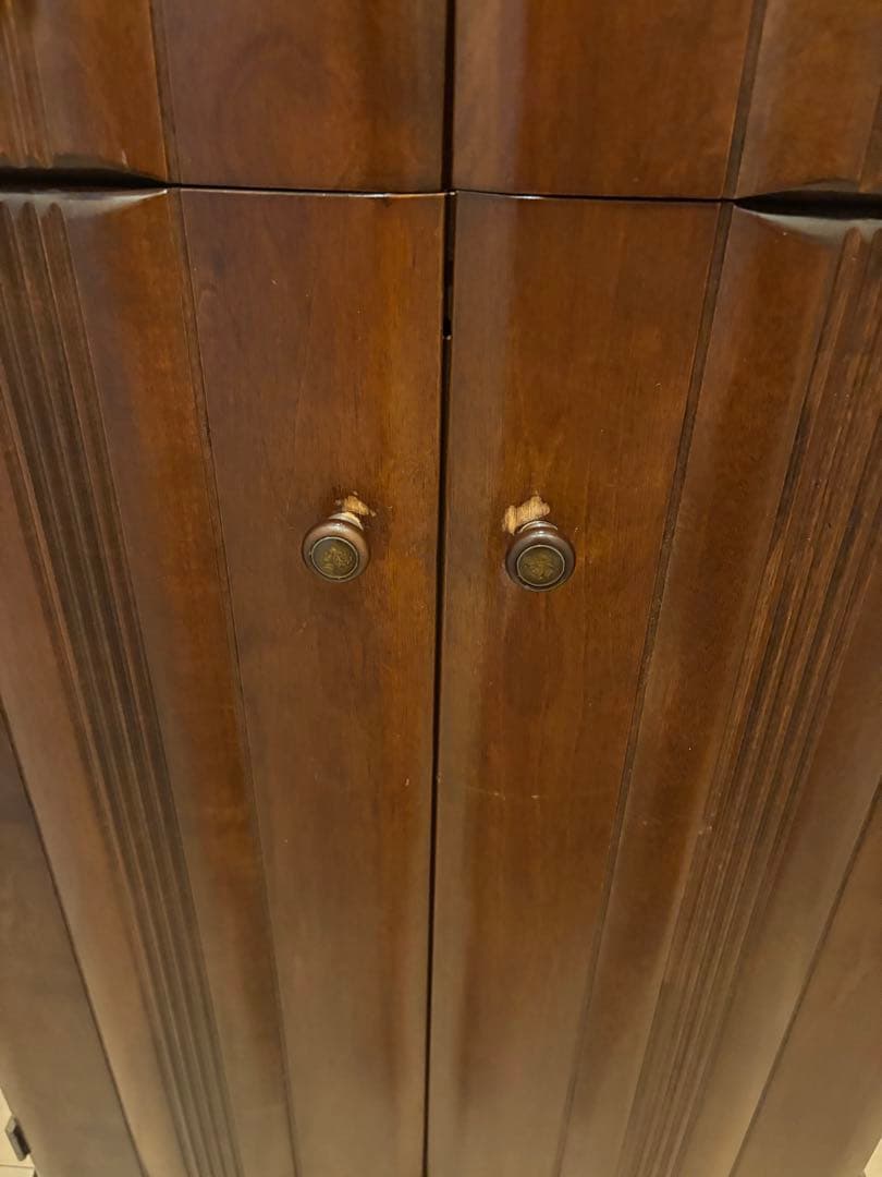 イギリス製 西洋 アンティーク コンソール キャビネット 飾り棚