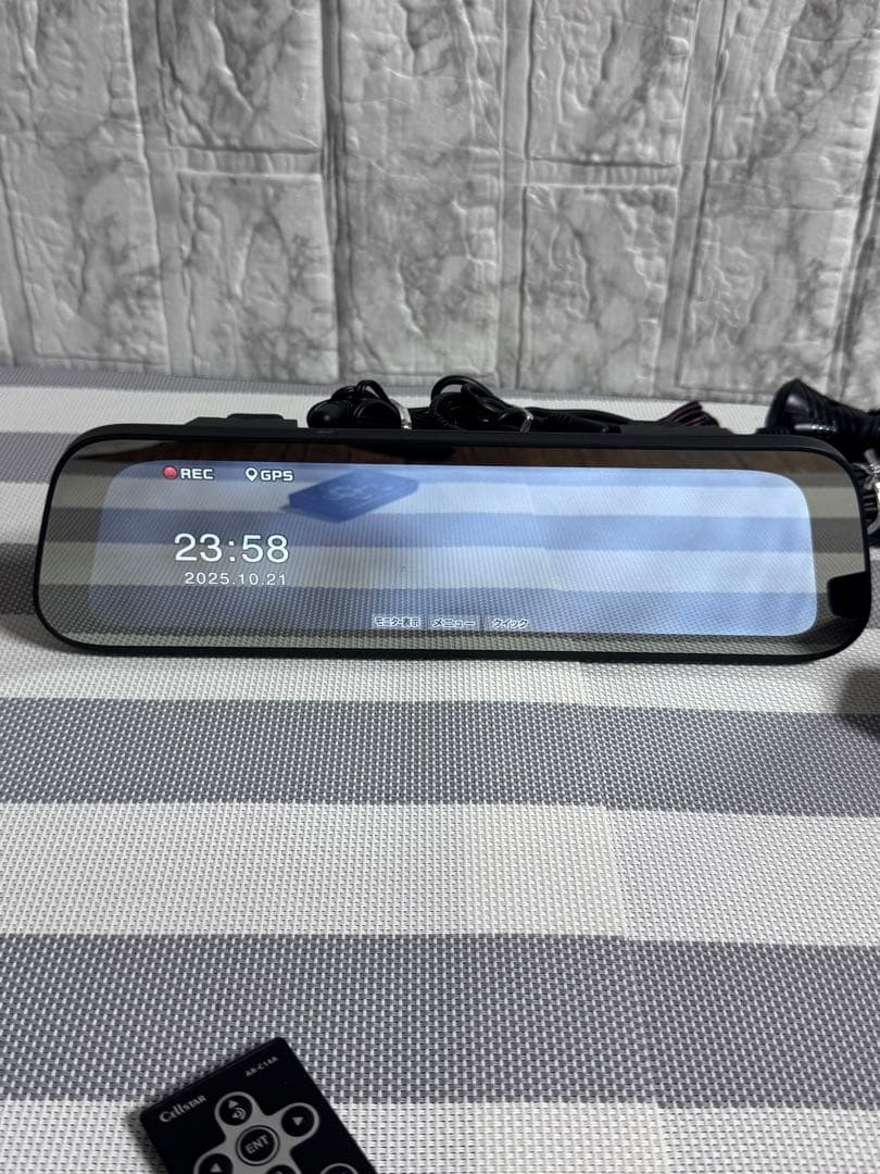 セルスター ルームミラー ドライブレコーダー CS-1000SM CS-CM06