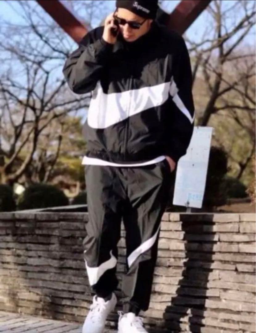 新品] ナイキ ビッグ スウッシュ 上下 ウーブン セットアップ - メルカリ