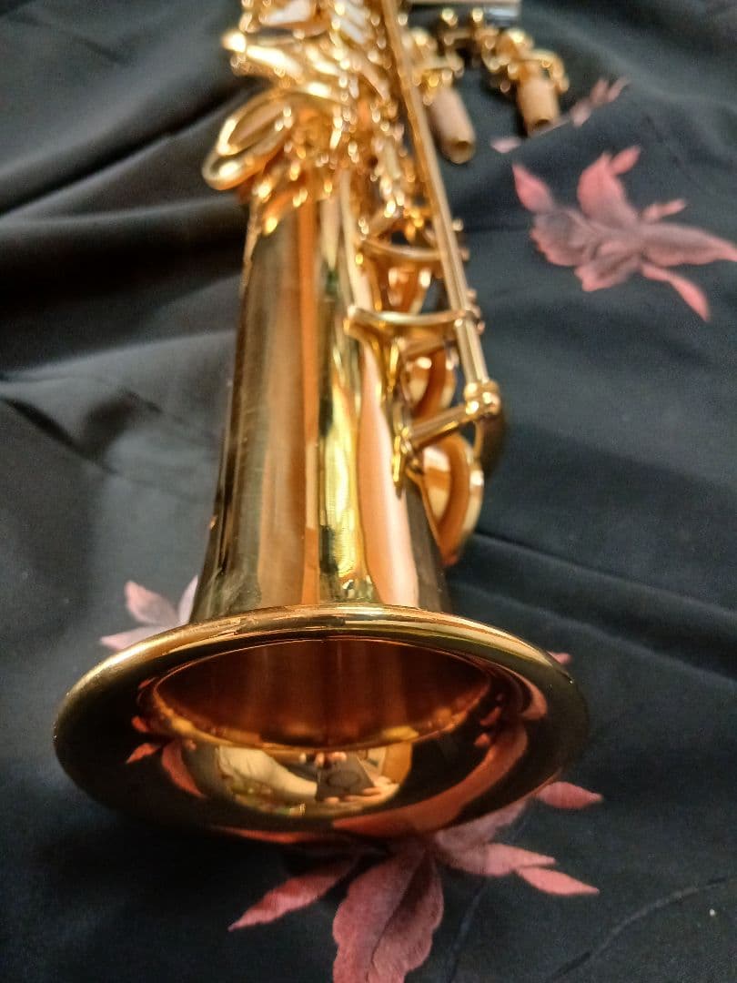 ソプラノ　サックス　無銘ノーブランド　音だしOK　超美品　！