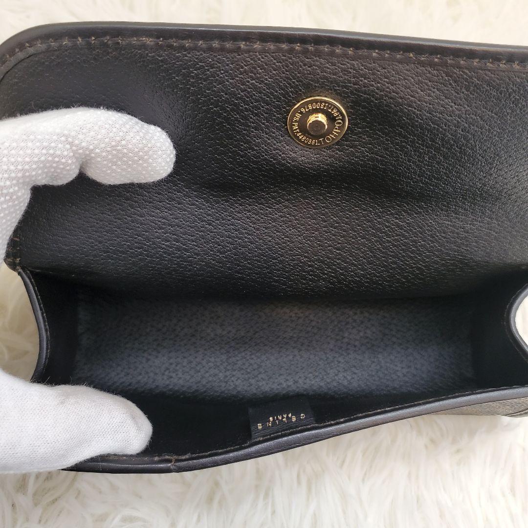 ⭐極美品⭐CELINE 黒マカダム ポーチ トリンオフ レザー 化粧ポーチの