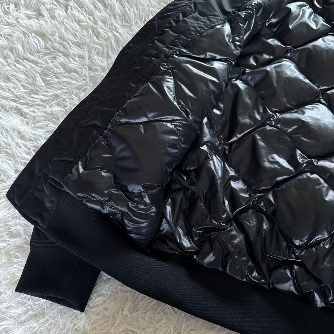 【UNIQLO】＋J ハイブリッドダウンオーバーサイズMA-1ブルゾン 黒 M