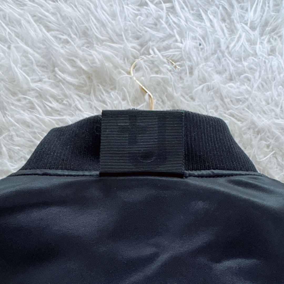 【UNIQLO】＋J ハイブリッドダウンオーバーサイズMA-1ブルゾン 黒 M