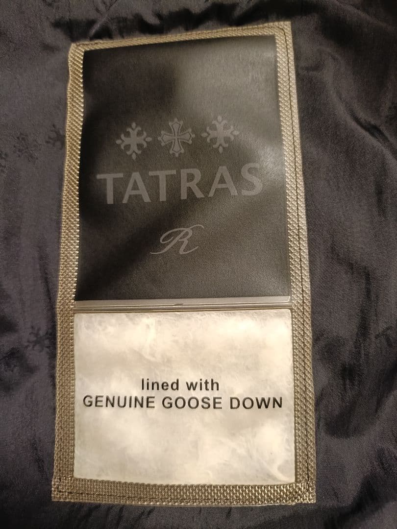 20AW DOMIZIANO ダウンジャケット　黒　Rライン