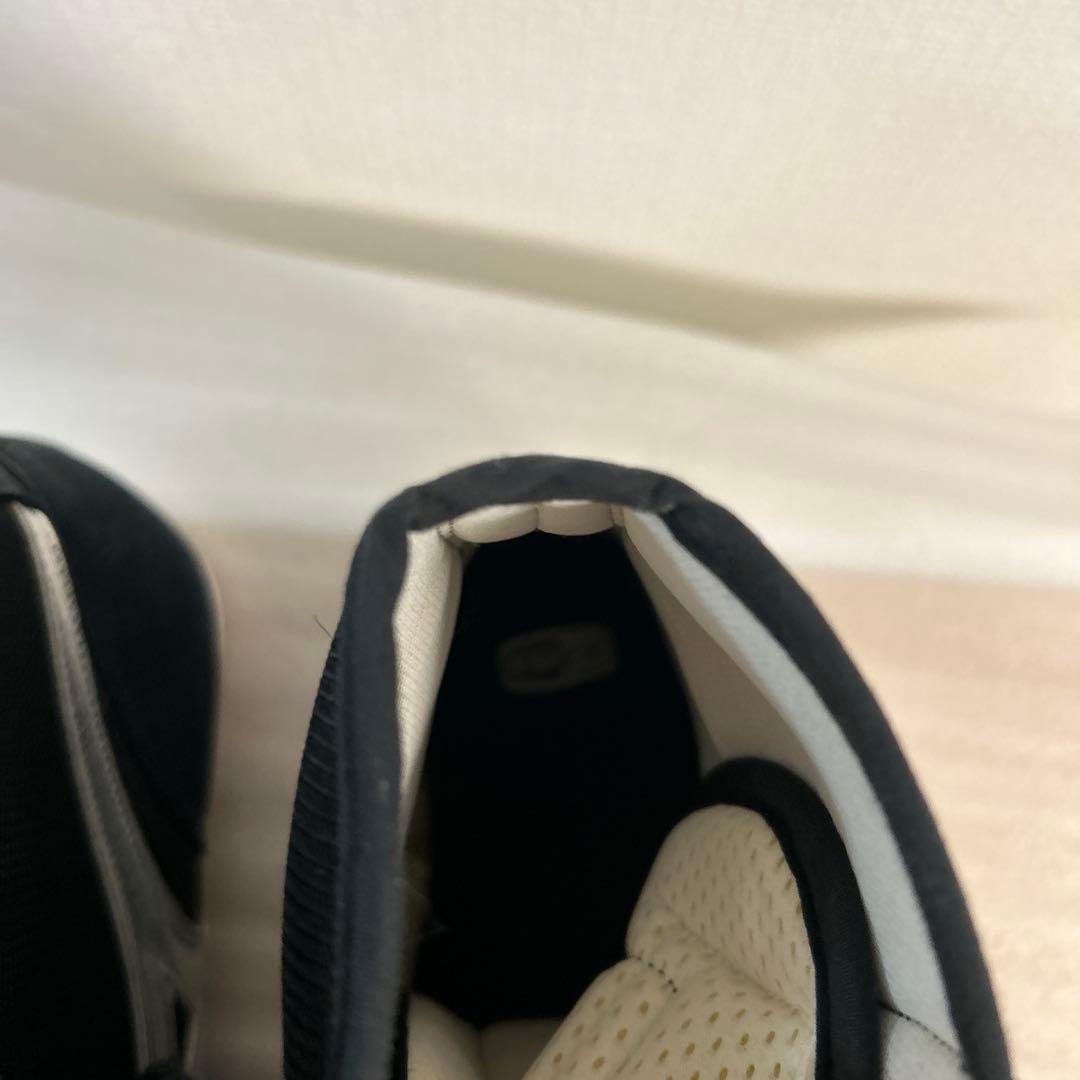 美品！　ミズノボクシングシューズ ブラック/シルバー　25.5cm