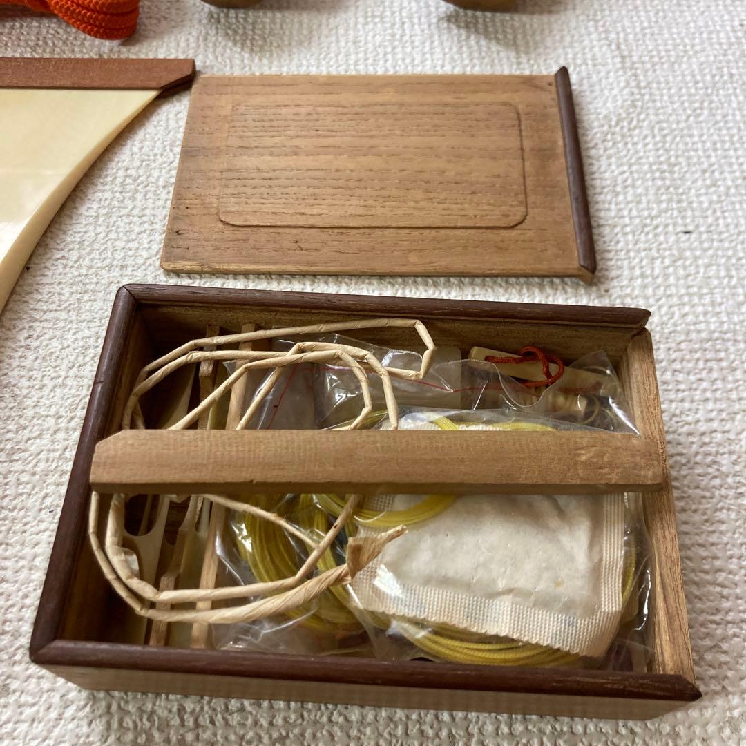 三味線 木製 付属品あり ケース付き 破れあり