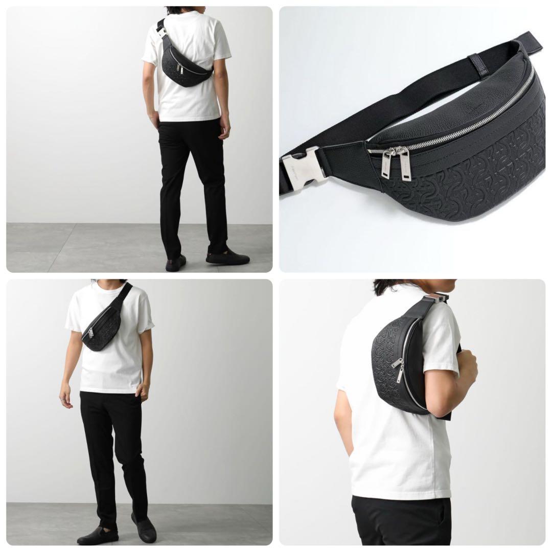 【極美品】フェラガモ ボディバッグ2024年秋冬モデル ガンチーニ モノグラム