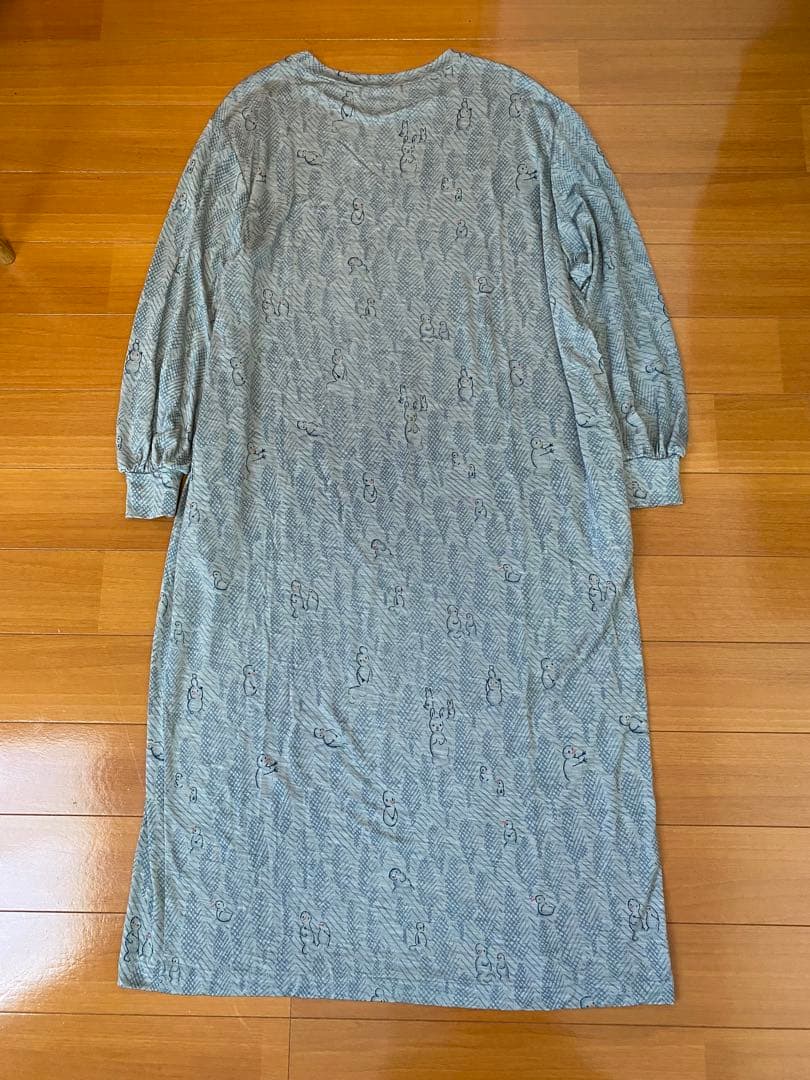 mina perhonen グレー 長袖ワンピース