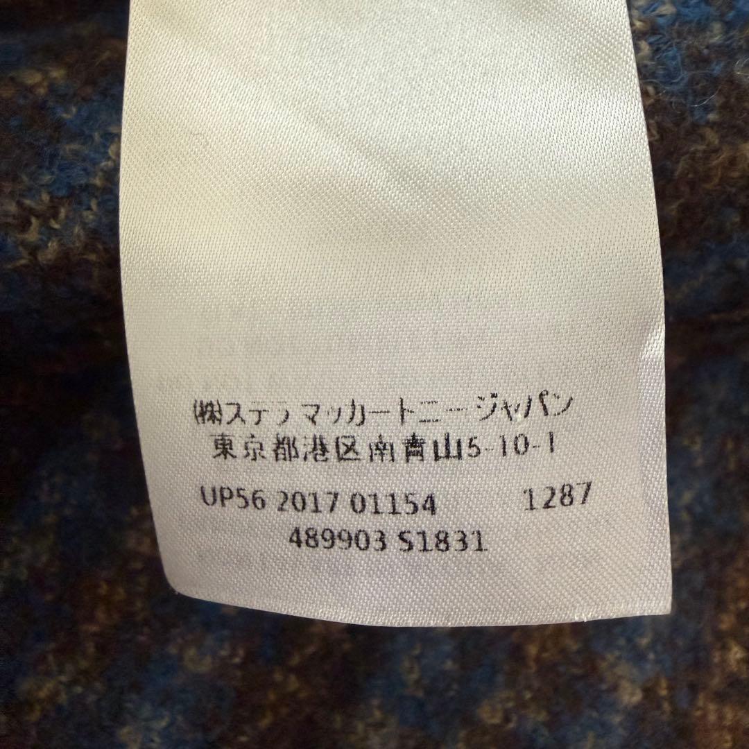 ステラマッカートニー　チェック柄 タートル ニットチュニックワンピース ゆったり