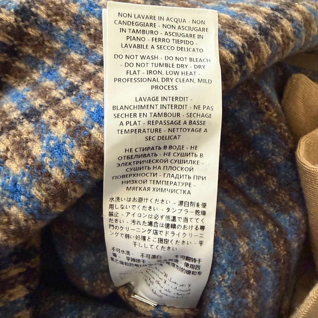 ステラマッカートニー　チェック柄 タートル ニットチュニックワンピース ゆったり