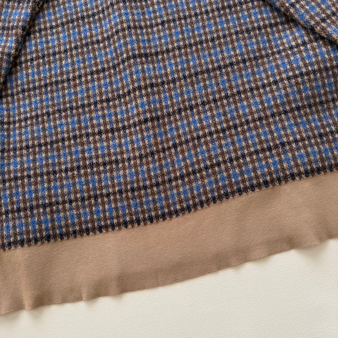 ステラマッカートニー　チェック柄 タートル ニットチュニックワンピース ゆったり