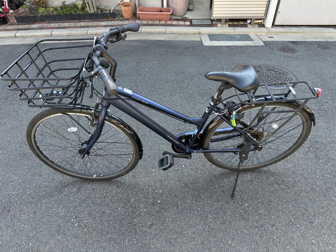 あさひ　OFFICE PRESS CM 前カゴ付　直接引取【大阪】