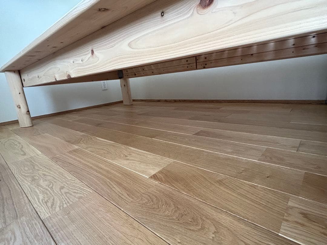 家具の里 総ヒノキ すのこベッド シングルサイズ 日本製 ひのき無垢