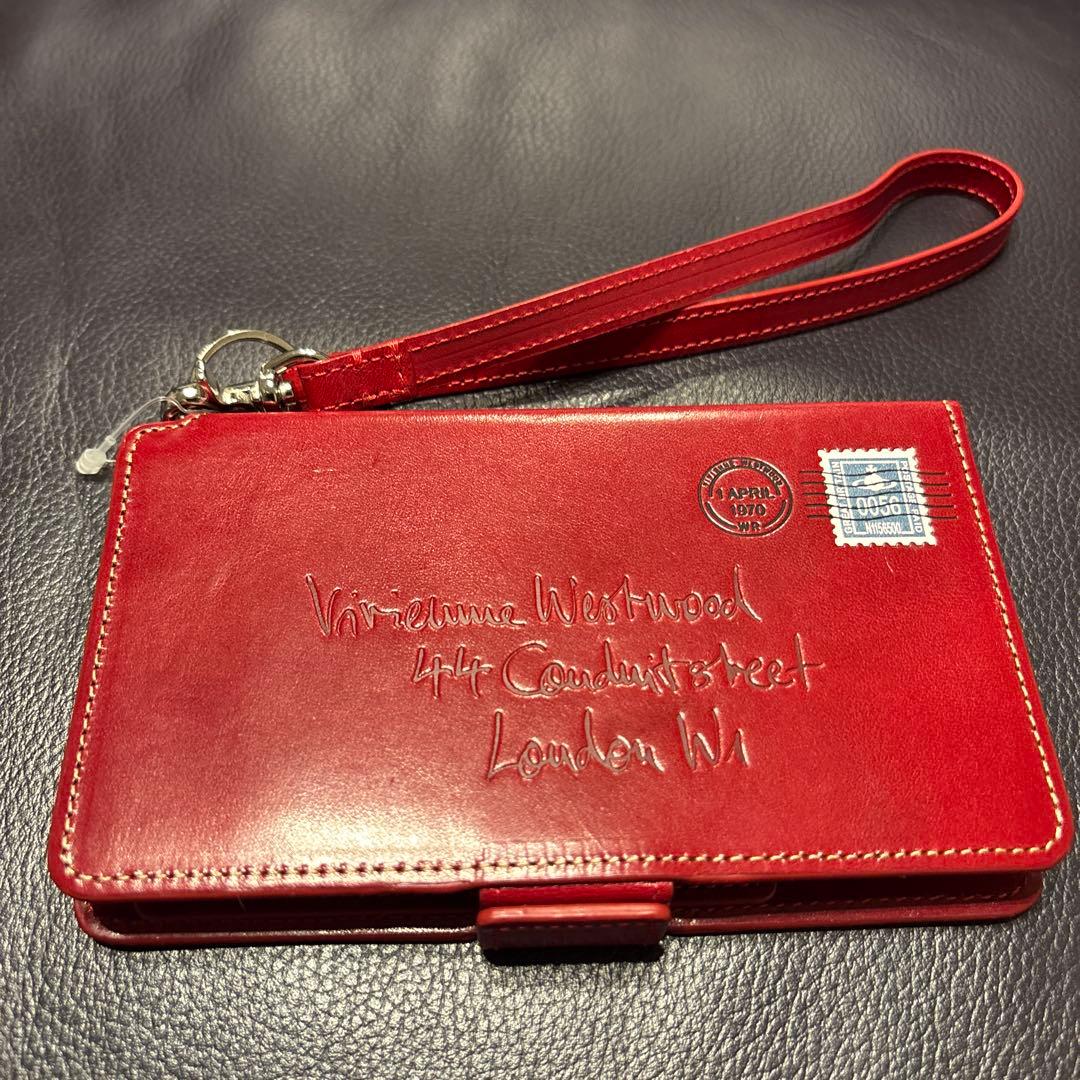 ヴィヴィアンウエストウッド　牛革　エンベロープ　スマホケース