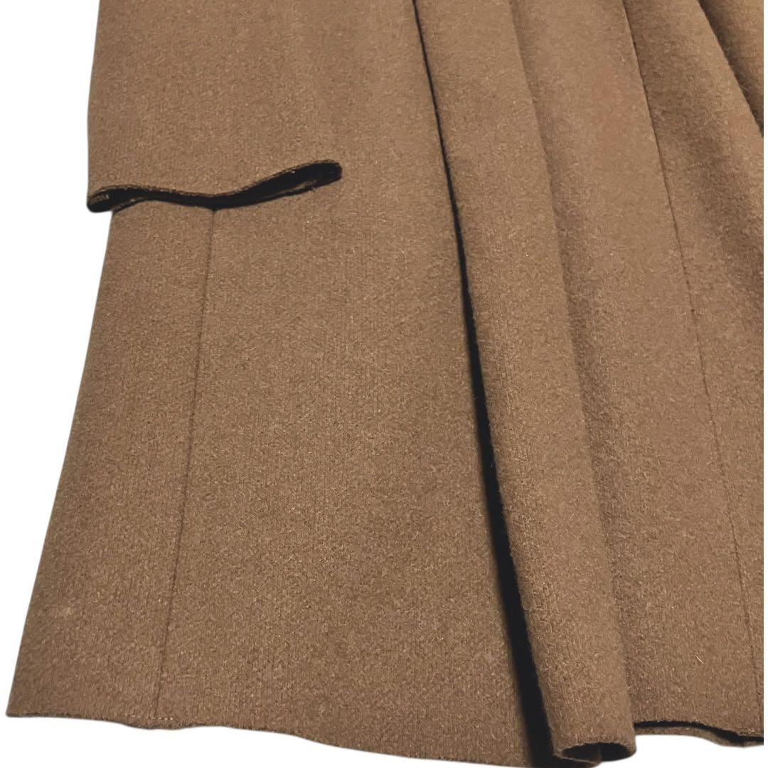 カズユキクマガイアタッチメント カシミヤ　ストレッチ　メルトンストールコート 2