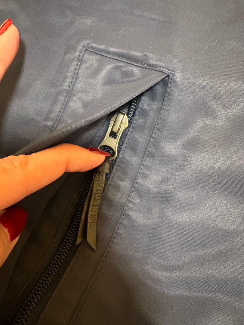 ノースフェイス ロングダウンコート DRYVENT 95 紺