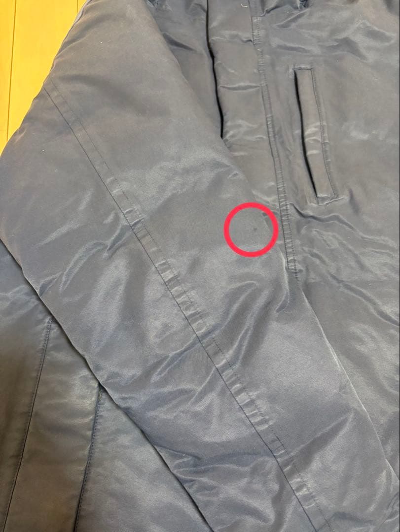 ノースフェイス ロングダウンコート DRYVENT 95 紺