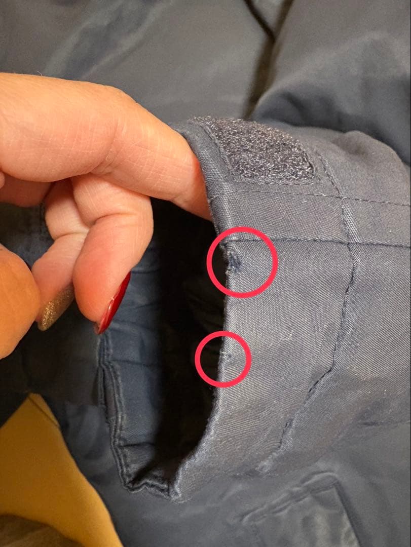 ノースフェイス ロングダウンコート DRYVENT 95 紺