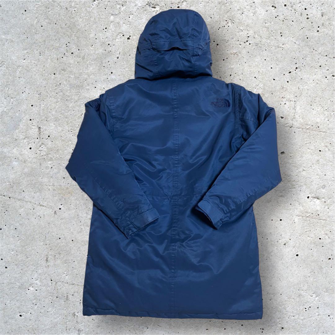 ノースフェイス ロングダウンコート DRYVENT 95 紺