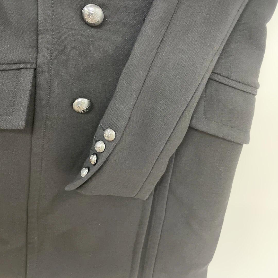 【新品未使用品】ディーゼルブラックゴールド　チェスターコート　銀ボタン