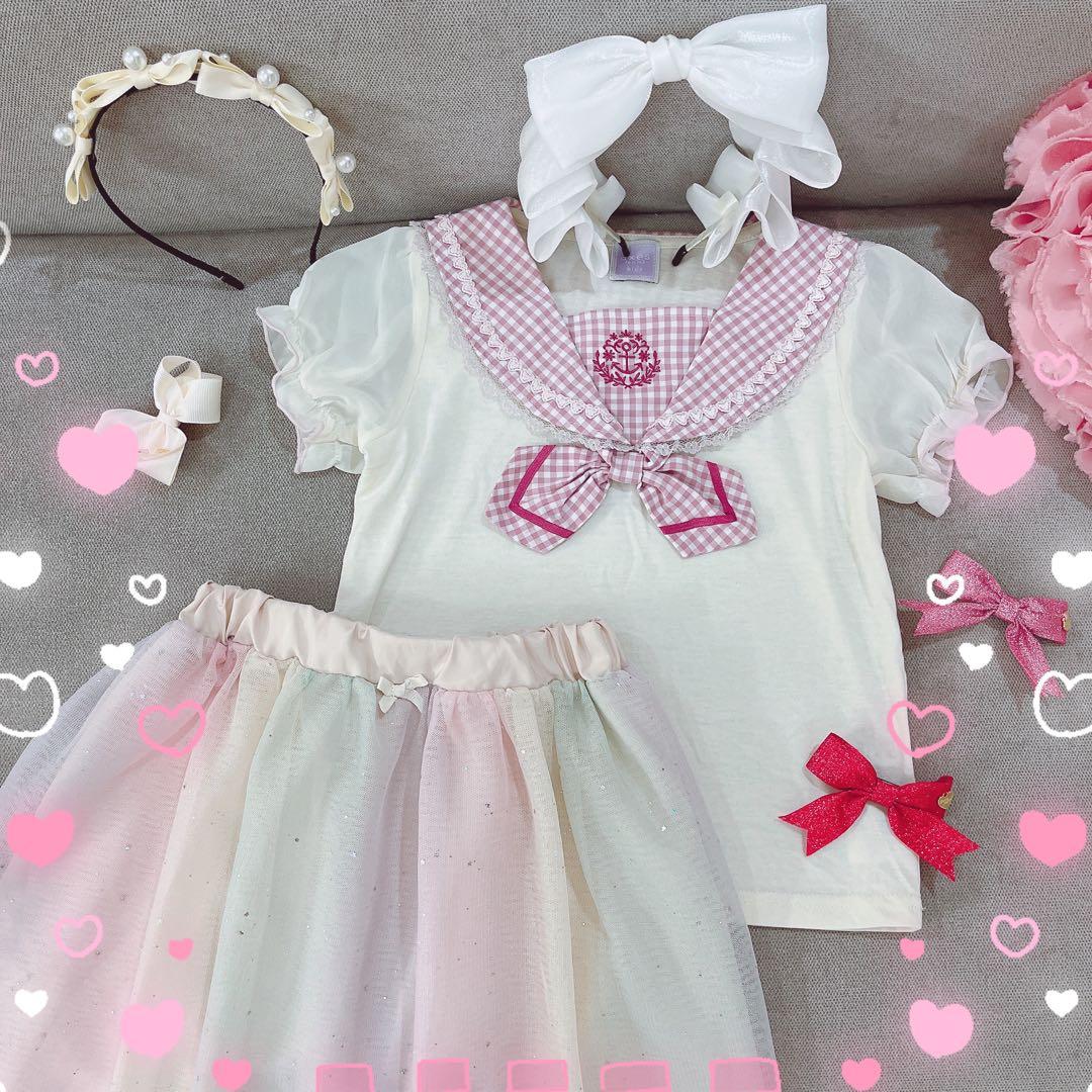 シャーリーテンプル❤️ファミリア❤️ワンピ❤️スカート❤️いちご