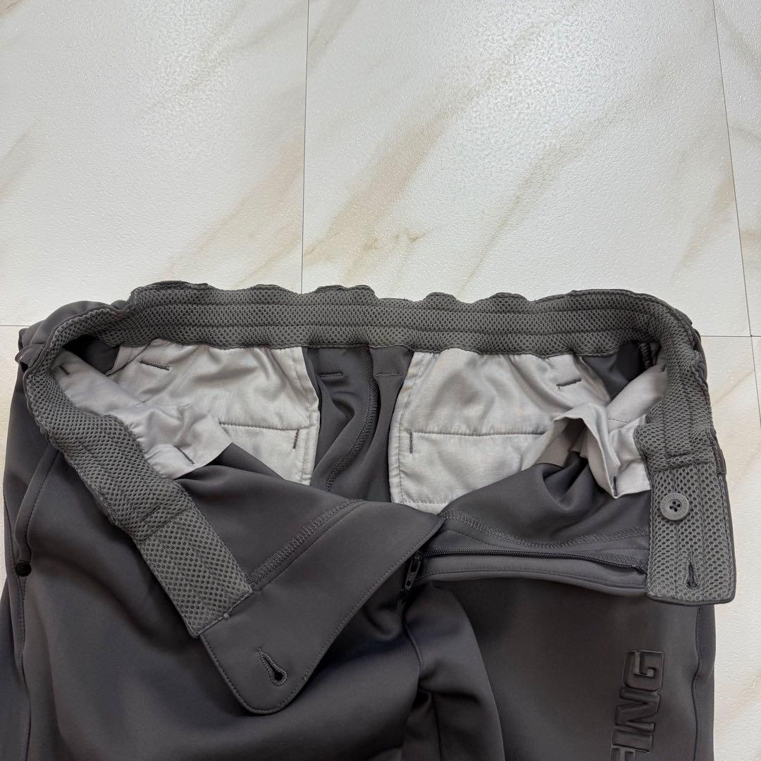 ブリーフィング 3Dロゴ ジョガーパンツ GOLFメンズ グレー