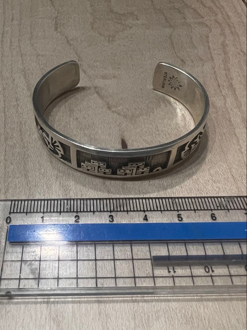 ココペリ インディアンジュエリー バングル シルバー925