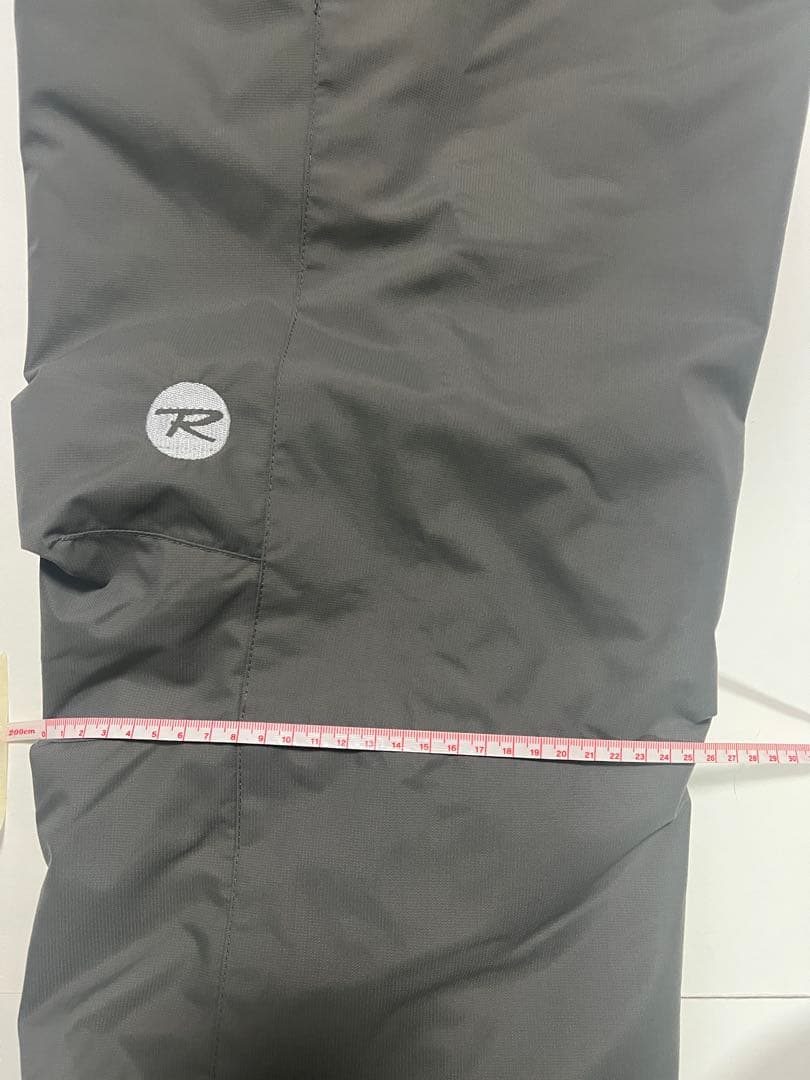 ★1回のみ使用 ROSSIGNOL スキーパンツ チャコール色