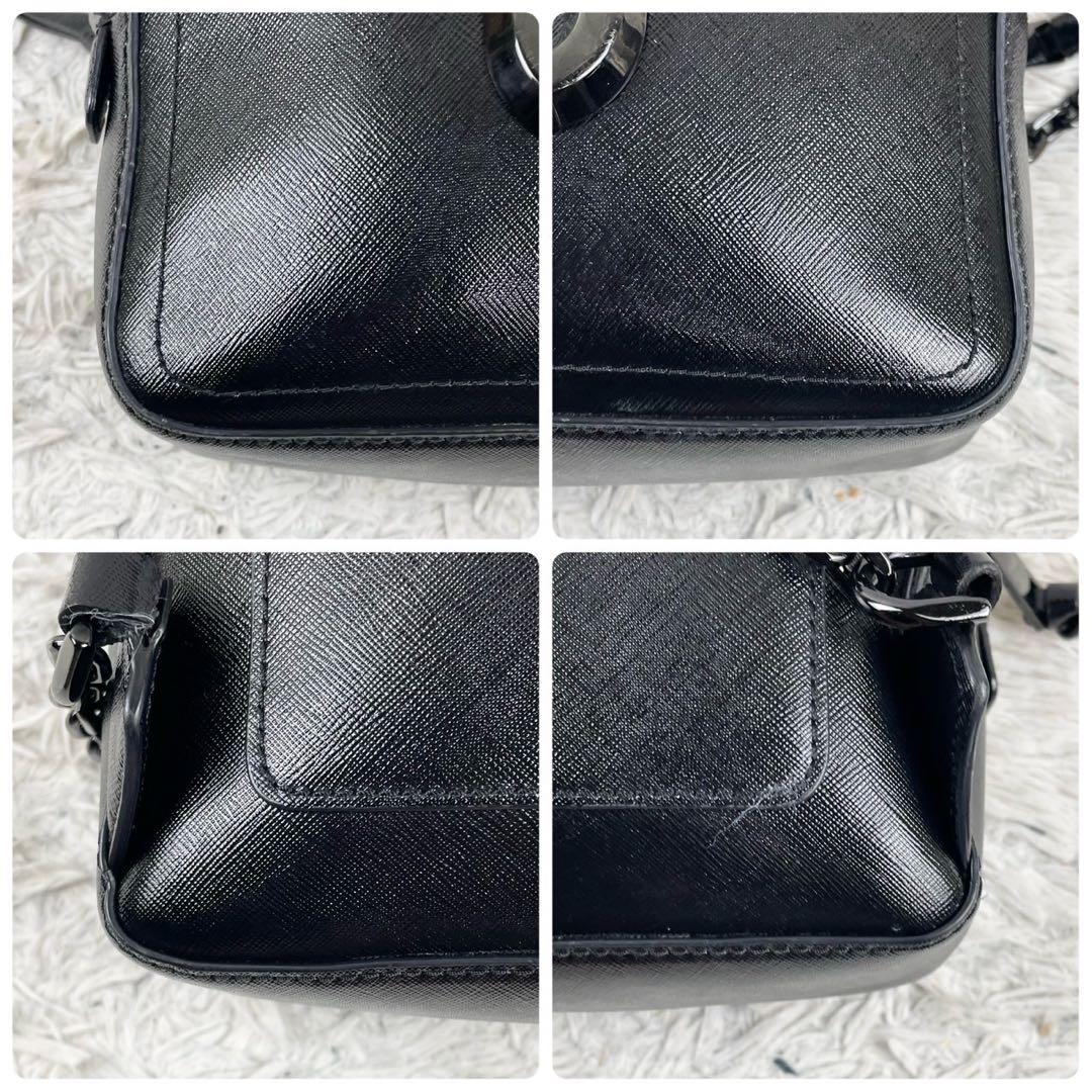 美品 マークジェイコブス レザー バックパック パックショット Jマーク 黒