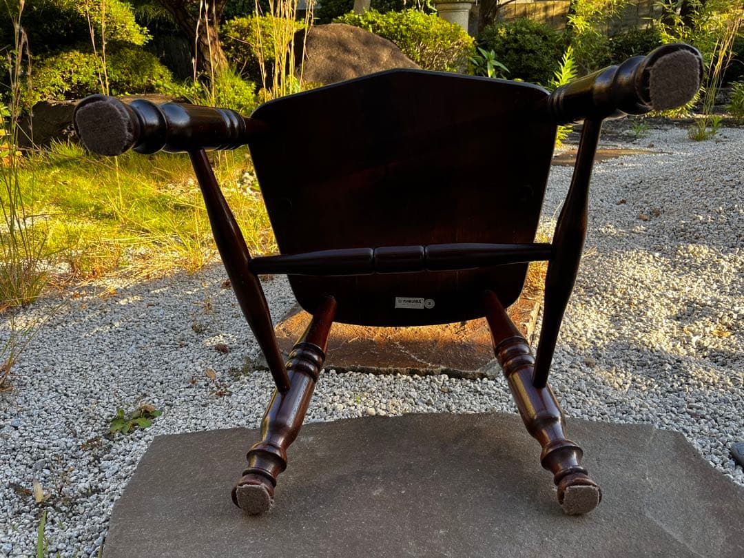 希少 九州民藝家具 ウィンザーチェア ミズメザクラ 無垢材 つくし