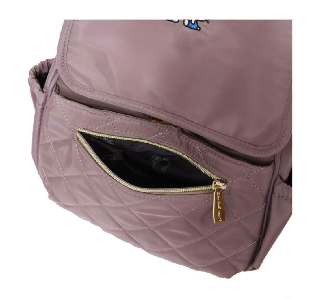 ハローキティ リュック コラボ 大人可愛い（新品タグ付き）ダークピンク 限定品