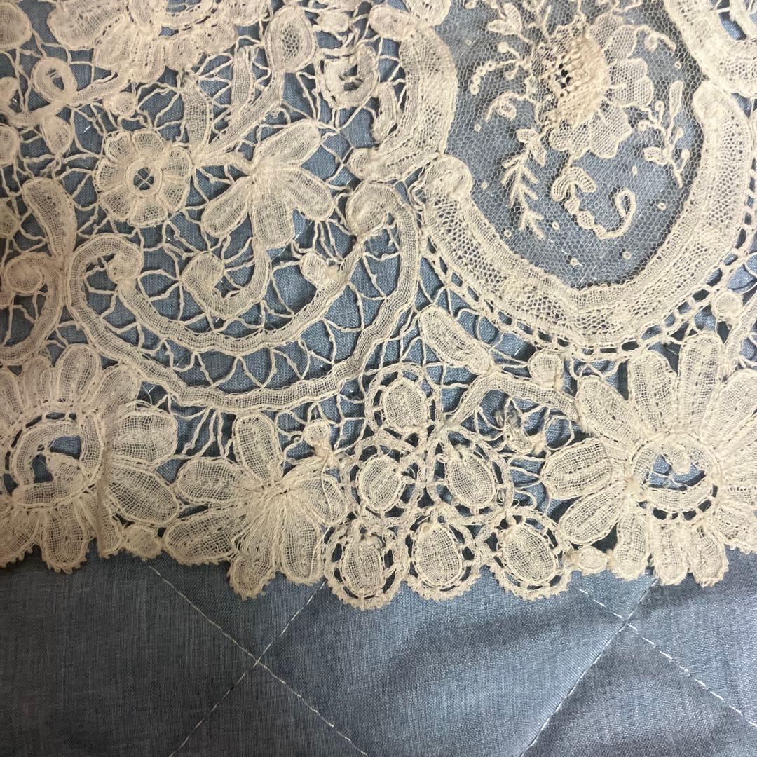 フランスアンティークレースの襟